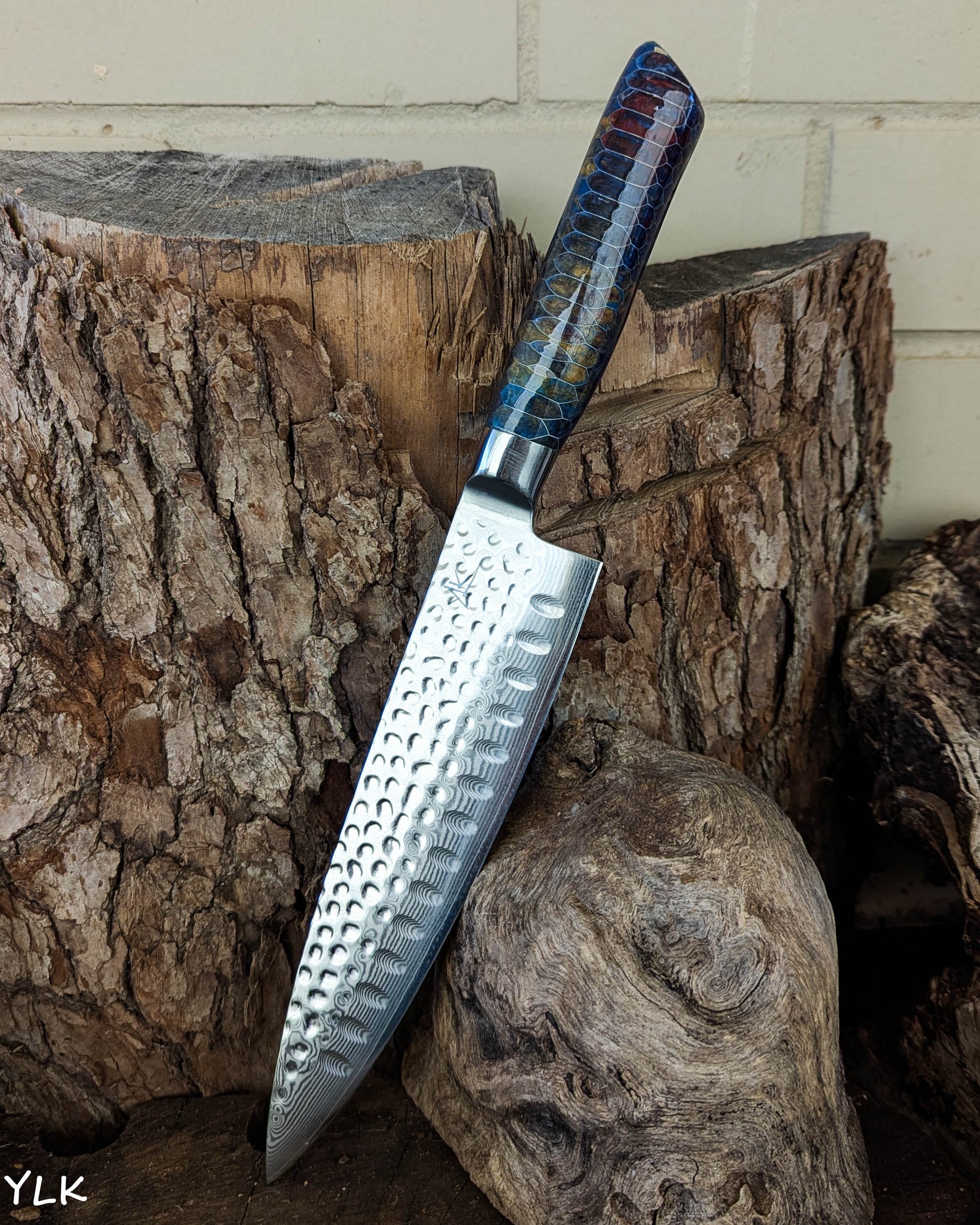 Chef's Knife Honeycomb Aluminium w/ Multi Epoxy 200mm (8")