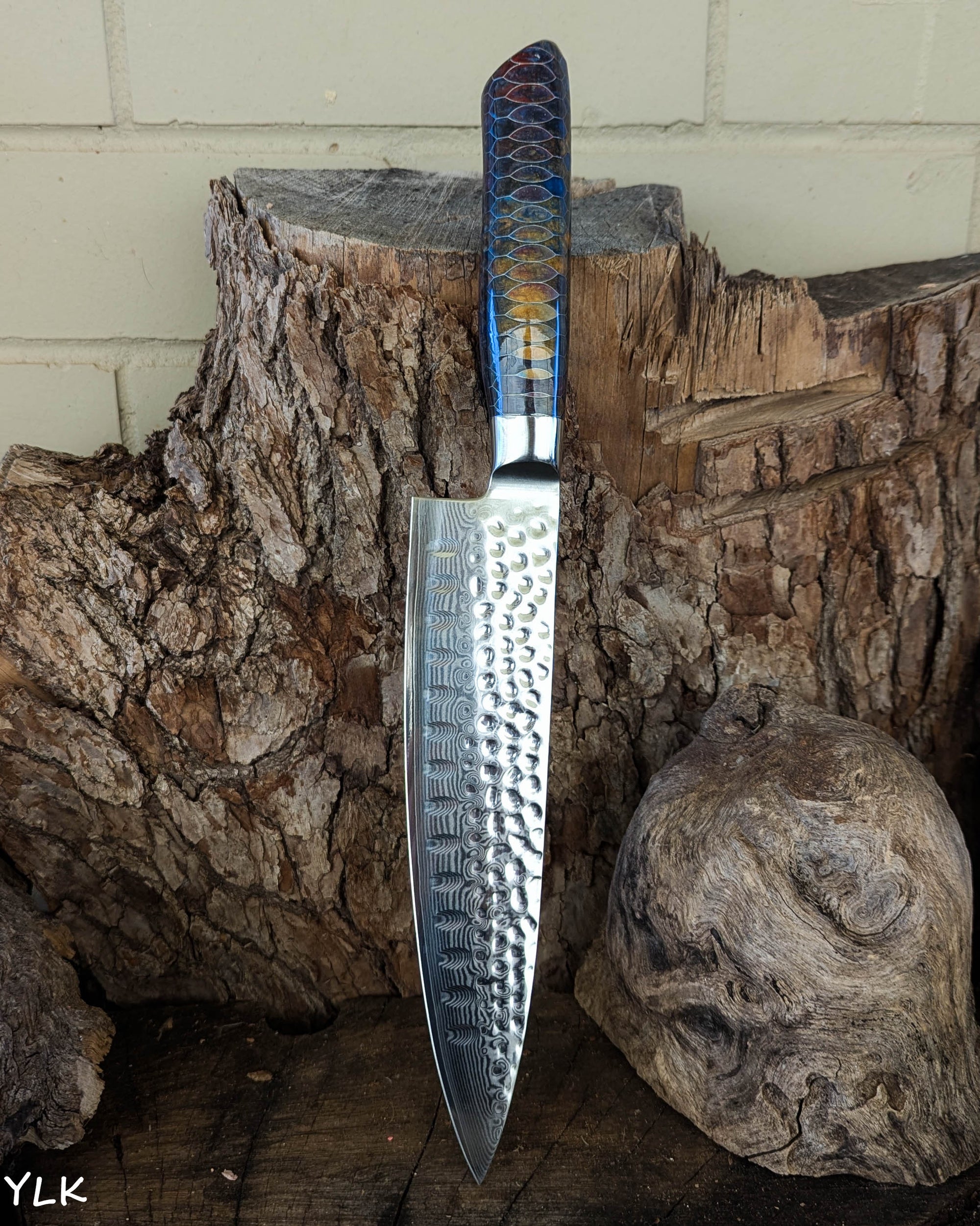 Chef's Knife Honeycomb Aluminium w/ Multi Epoxy 200mm (8")