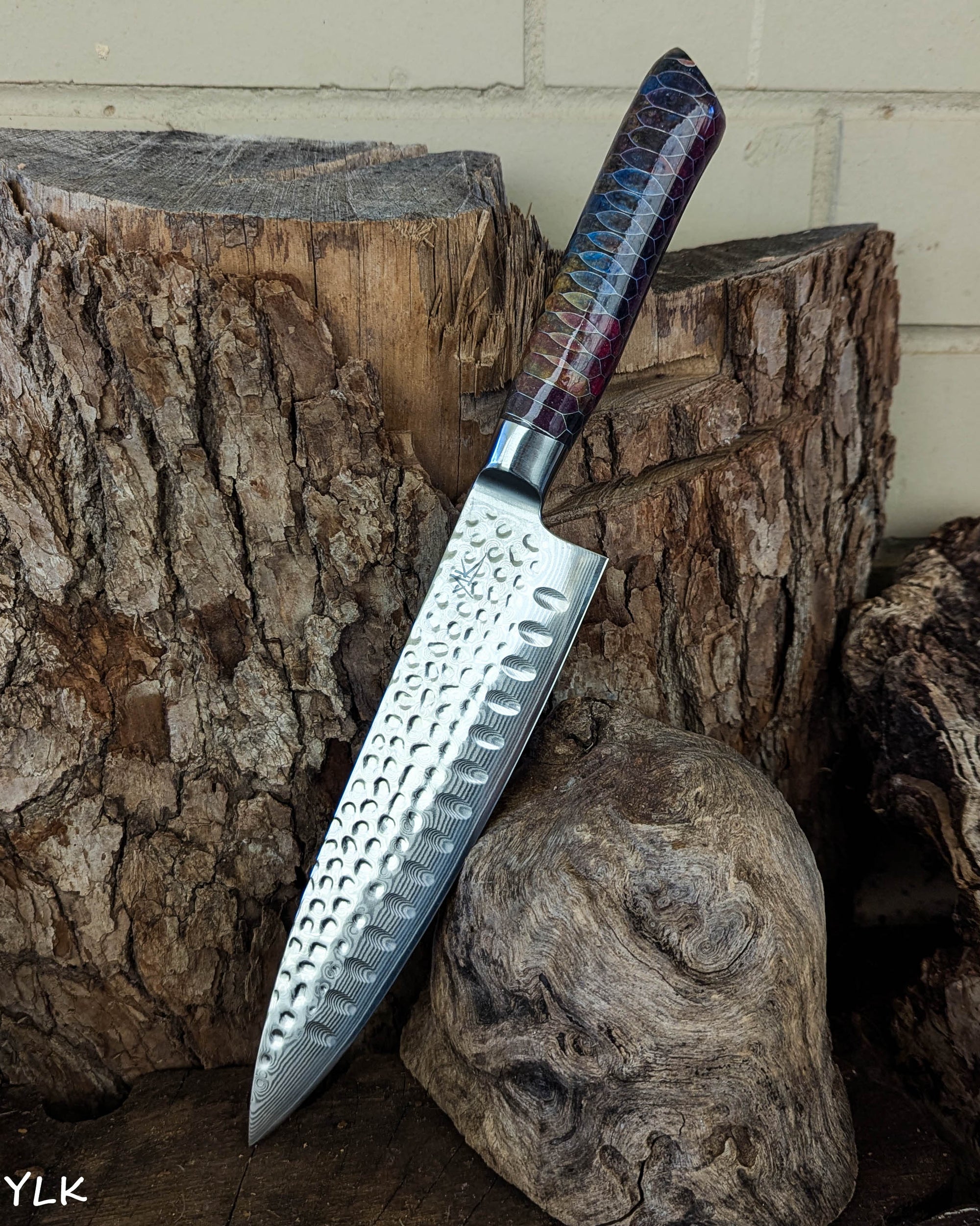 Chef's Knife Honeycomb Aluminium w/ Multi Epoxy 200mm (8")