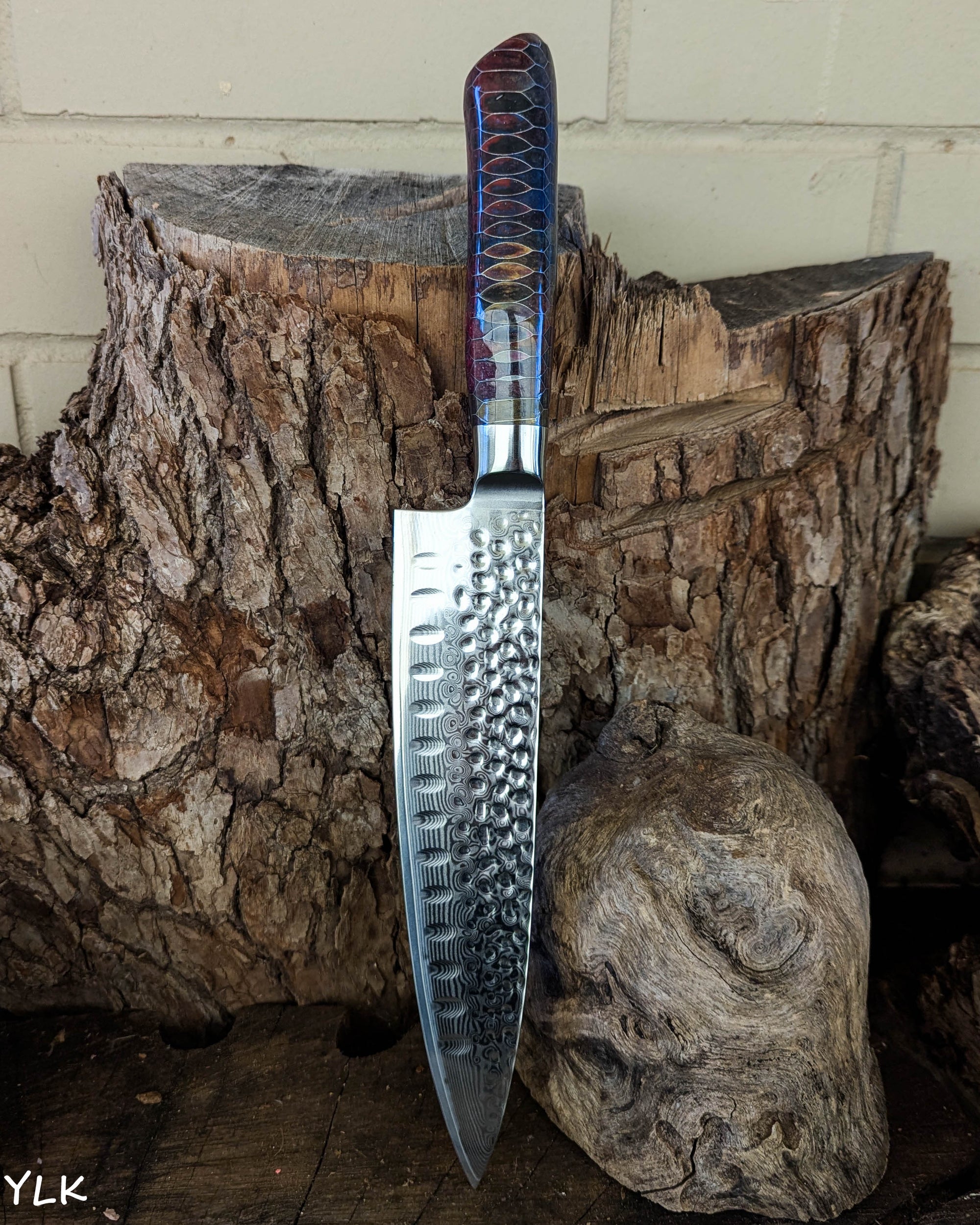 Chef's Knife Honeycomb Aluminium w/ Multi Epoxy 200mm (8")