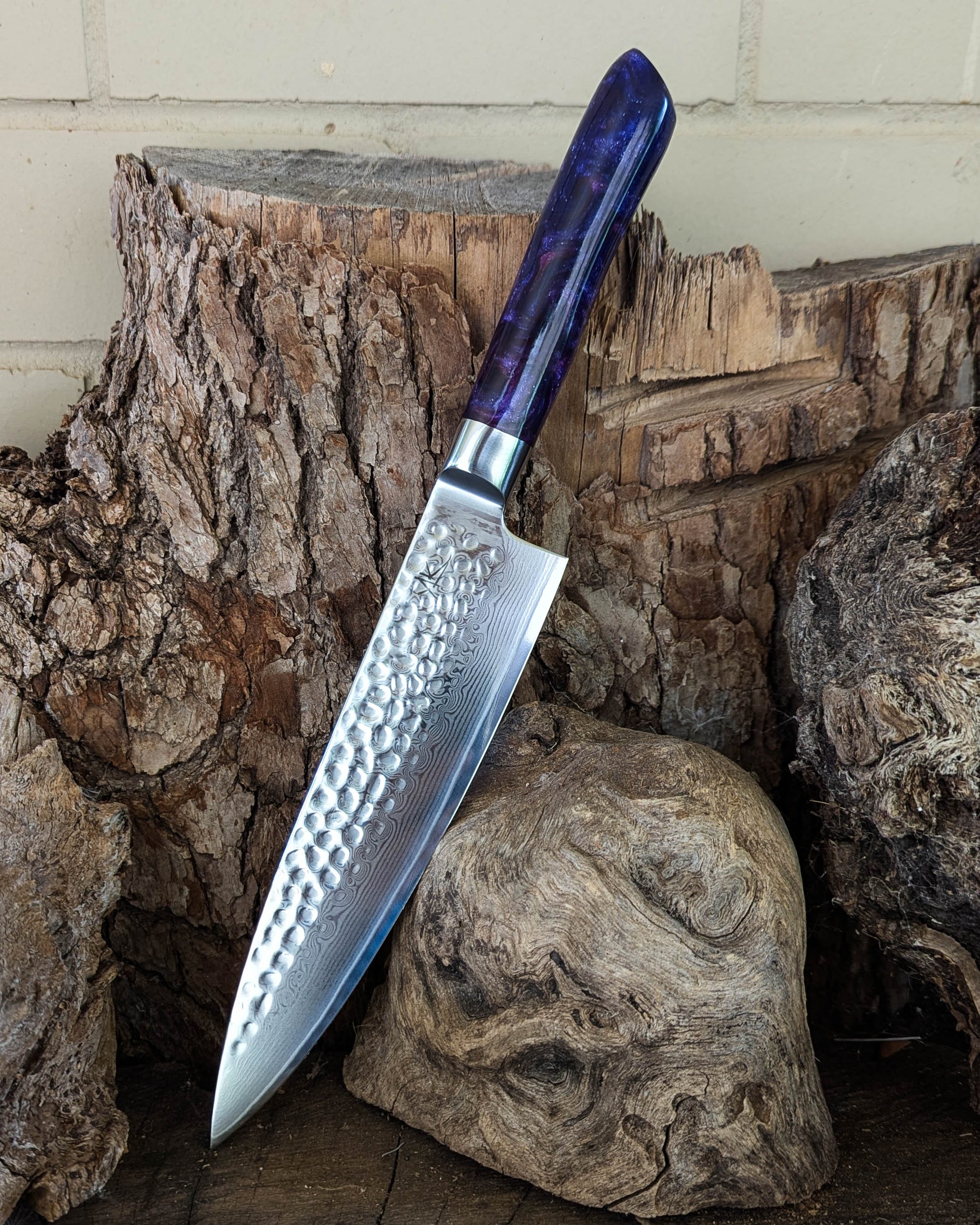 Chef's Knife Galaxy Colour Epoxy 200mm (8")