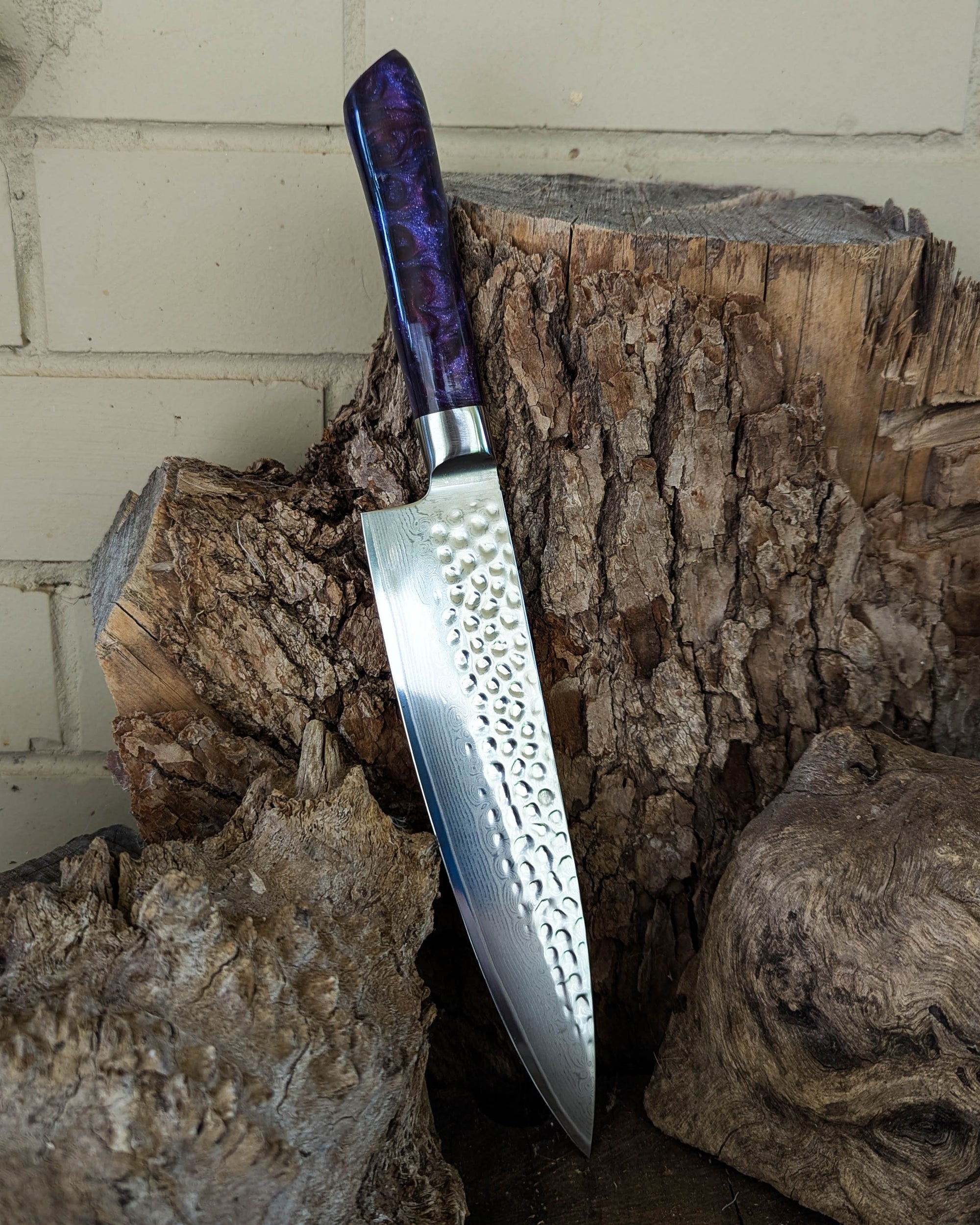 Chef's Knife Galaxy Colour Epoxy 200mm (8")